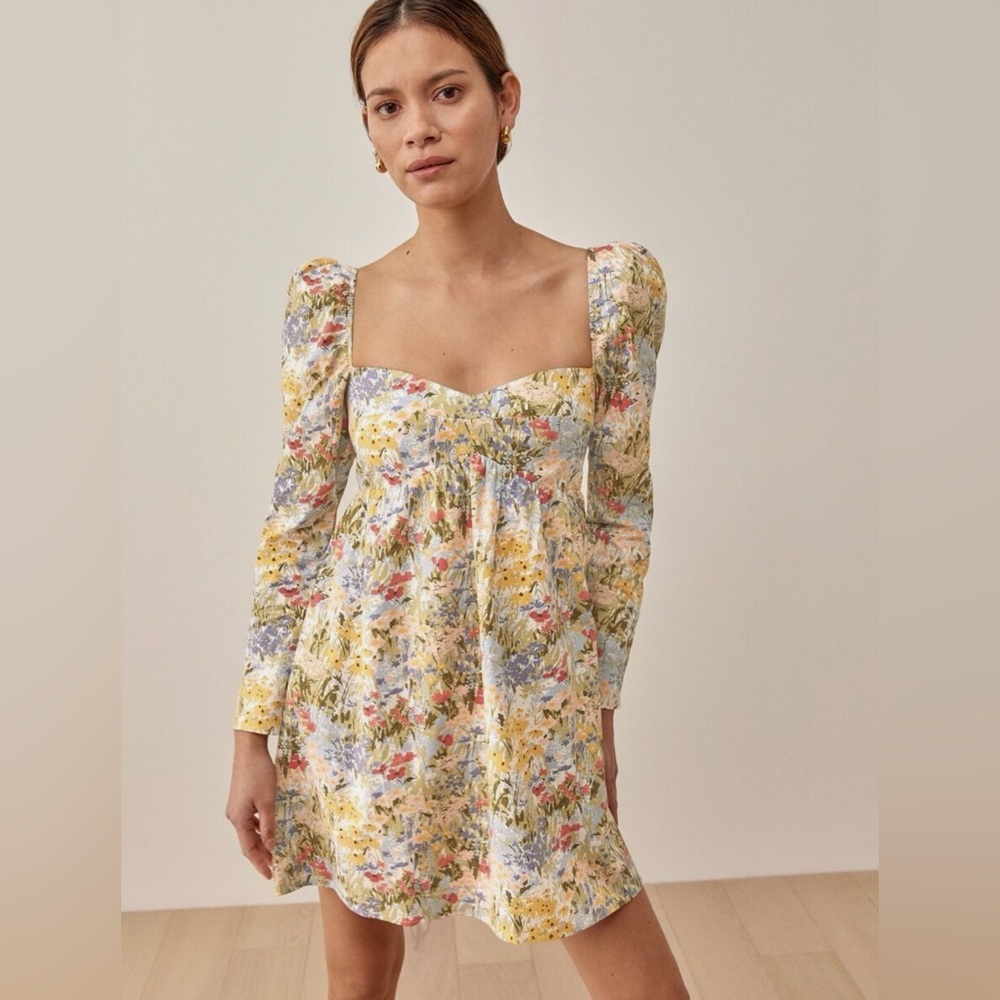 Reformation Mini Long Sleeve Dress